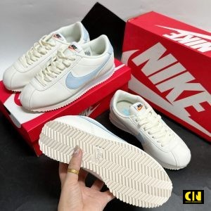 Giay Nike Cortez White Light Armory Blue White Giày Nike Cortez White Light Armory Blue White