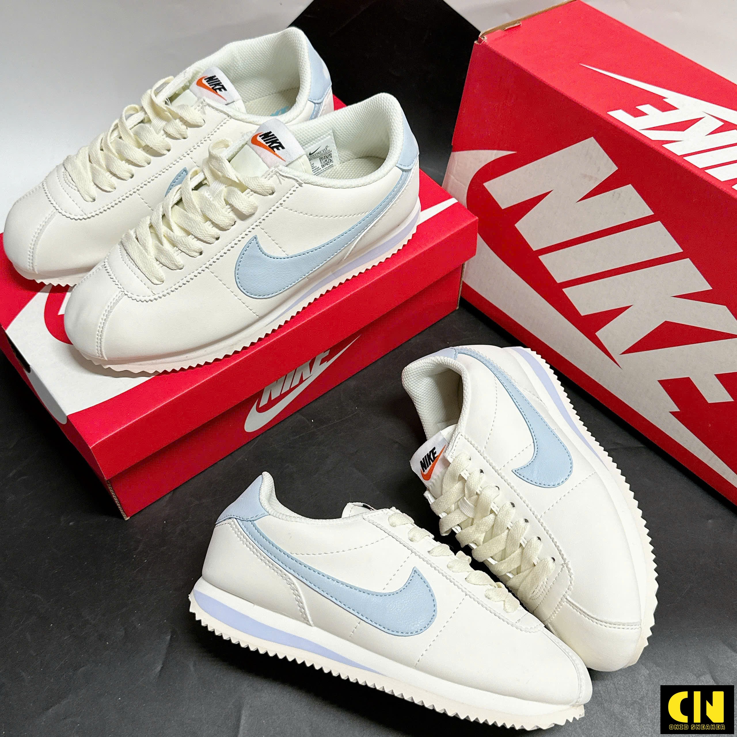 Giày Nike Cortez White Light Armory Blue Giày Nike Cortez White Light Armory Blue