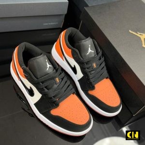 Giay Nike Jd1 Jordan 1 Low Gs Cam Den Giày Nike JD1 Jordan 1 Low GS Cam Đen