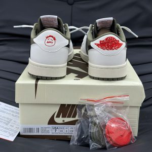 Giay Nike Jordan 1 Travis Scott Olive Giày Nike Jordan 1 Travis Scott Olive