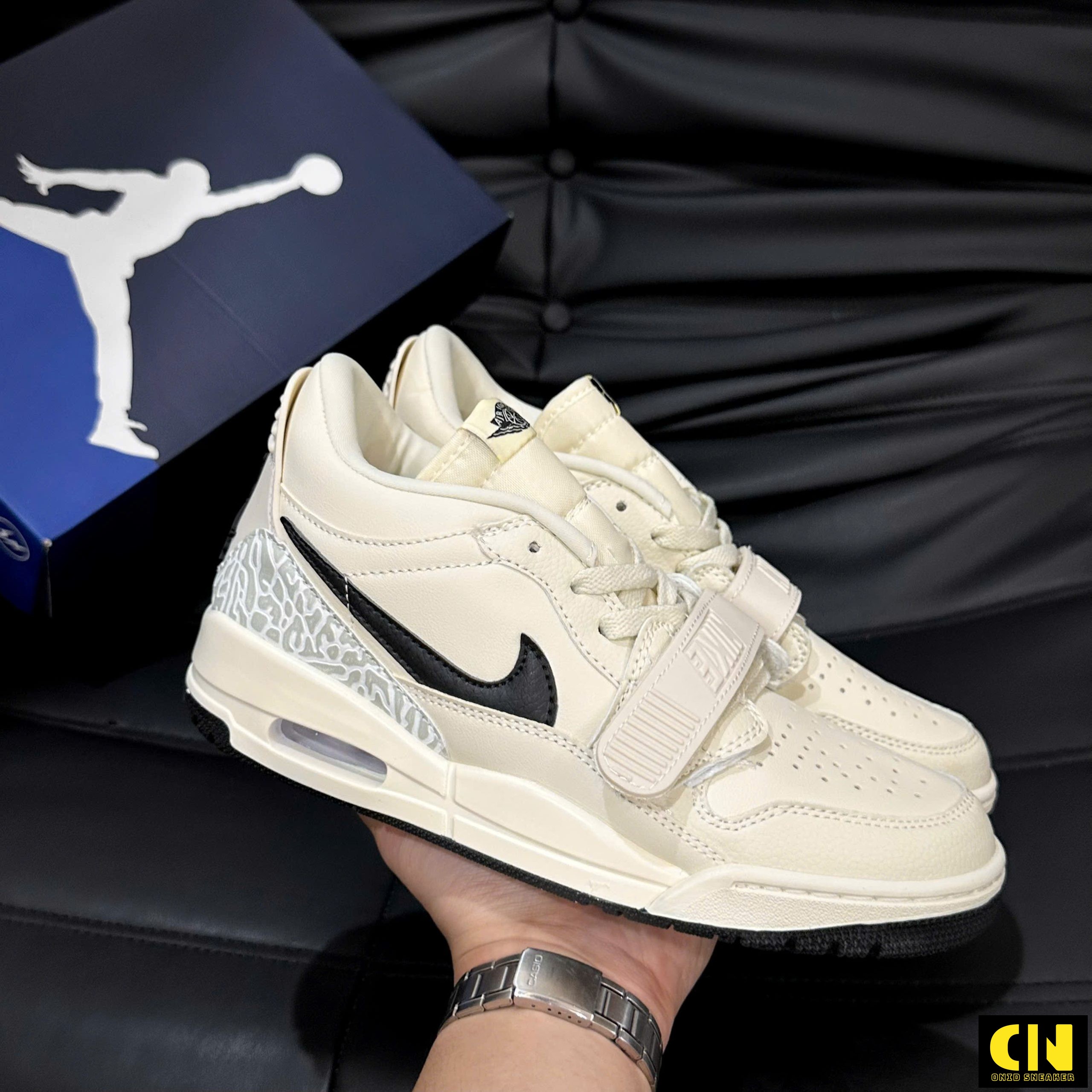 Giày Nike Jordan Legacy 312 Low Coconut Milk Trắng Đen Giày Nike Jordan Legacy 312 Low Coconut Milk Trắng Đen