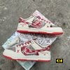 Giay Nike Sb Dunk Low Louis Vuitton Lv Red Monogram Stripe Giày Nike SB Dunk Low Louis Vuitton LV Red Monogram Stripe