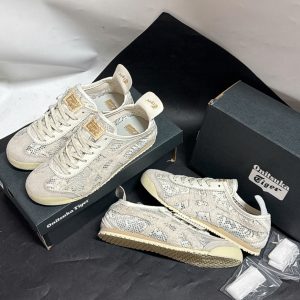 Giay Onitsuka Tiger 66 Jacquard Mesh Birch Birch Giày Onitsuka Tiger 66 Jacquard Mesh Birch Birch