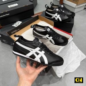 Giay Onitsuka Tiger Mau Den Soc Trang Giày Onitsuka Tiger Màu Đen Sọc Trắng
