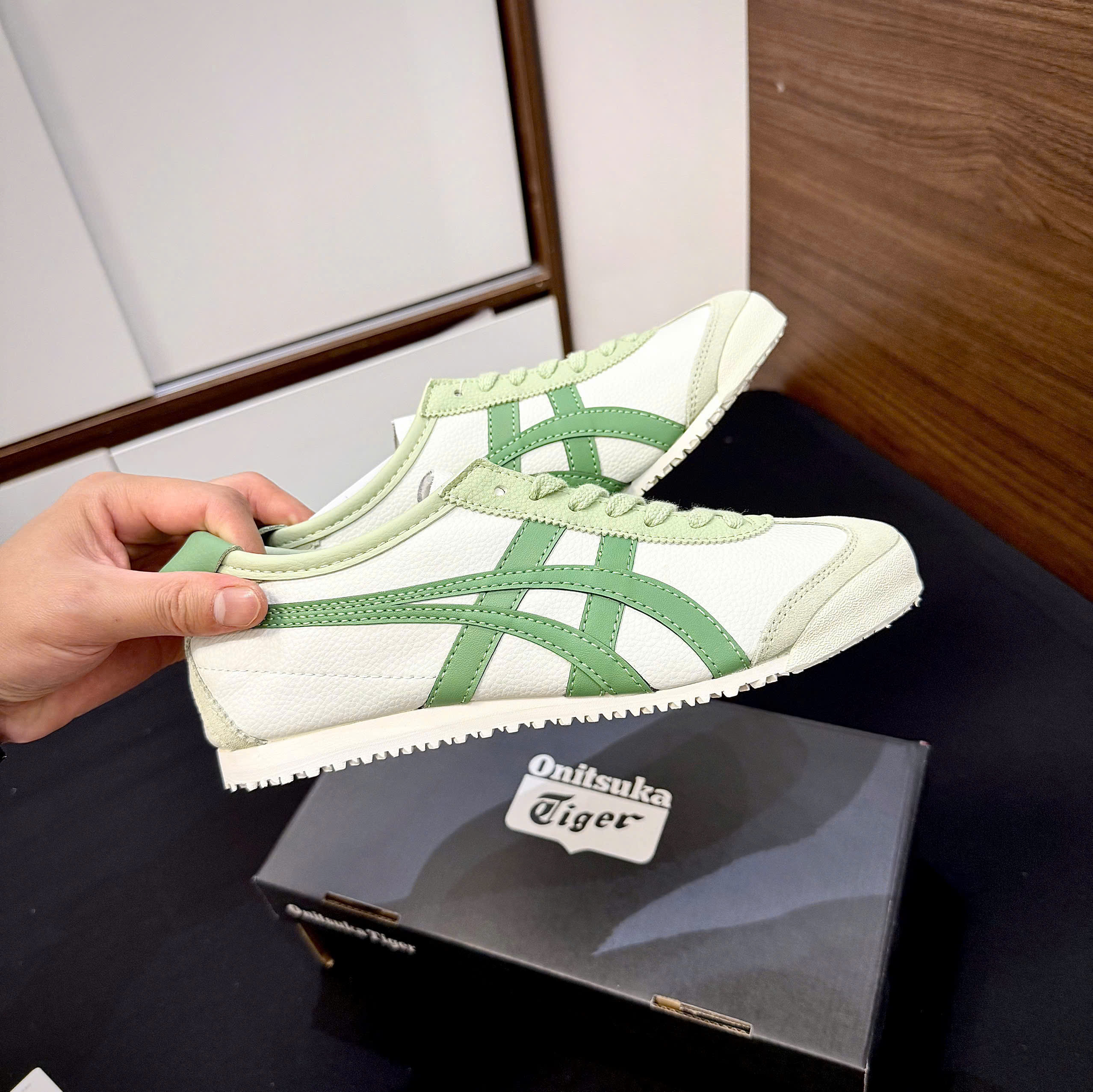 Giày Onitsuka Tiger Mexico 66 Airy Green Fullbox Giày Onitsuka Tiger Mexico 66 Airy Green Fullbox