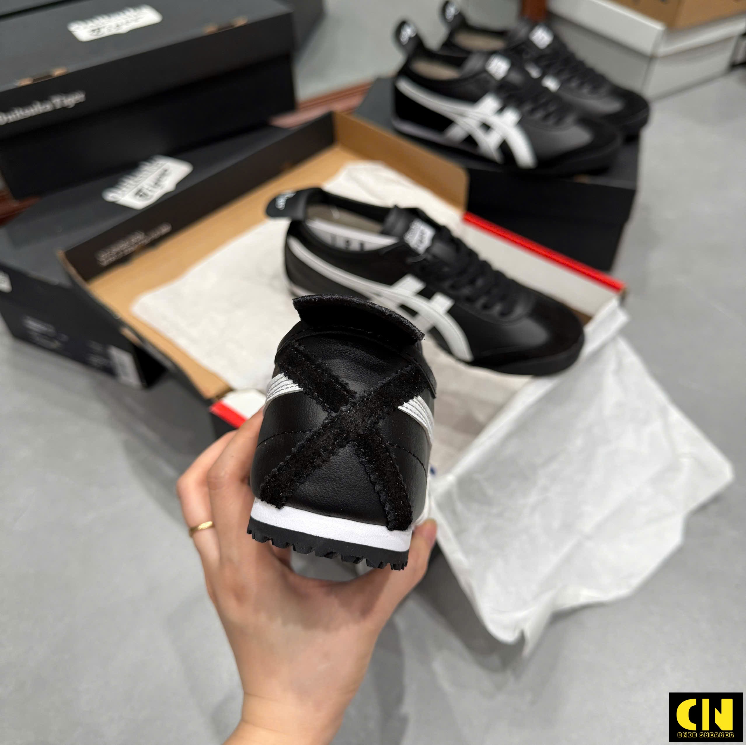 Giày Onitsuka Tiger Mexico 66 Black White Đen Giày Onitsuka Tiger Mexico 66 Black White Đen