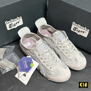Giay Onitsuka Tiger Mexico 66 Mau Xam Vai Det Giày Onitsuka Tiger Mexico 66 Màu Xám Vải Dệt