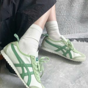 Giay Onitsuka Tiger Mexico 66 Trang Xanh La Full Box Giày Onitsuka Tiger Mexico 66 Trắng Xanh Lá Full Box
