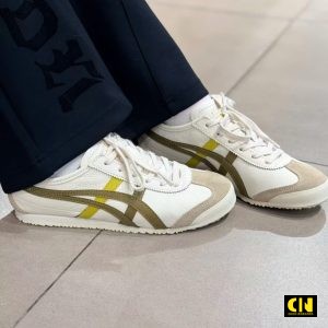 Giay Onitsuka Tiger Mexico 66 Trang Xanh Vang Full Box Giày Onitsuka Tiger Mexico 66 Trắng Xanh Vàng Full Box