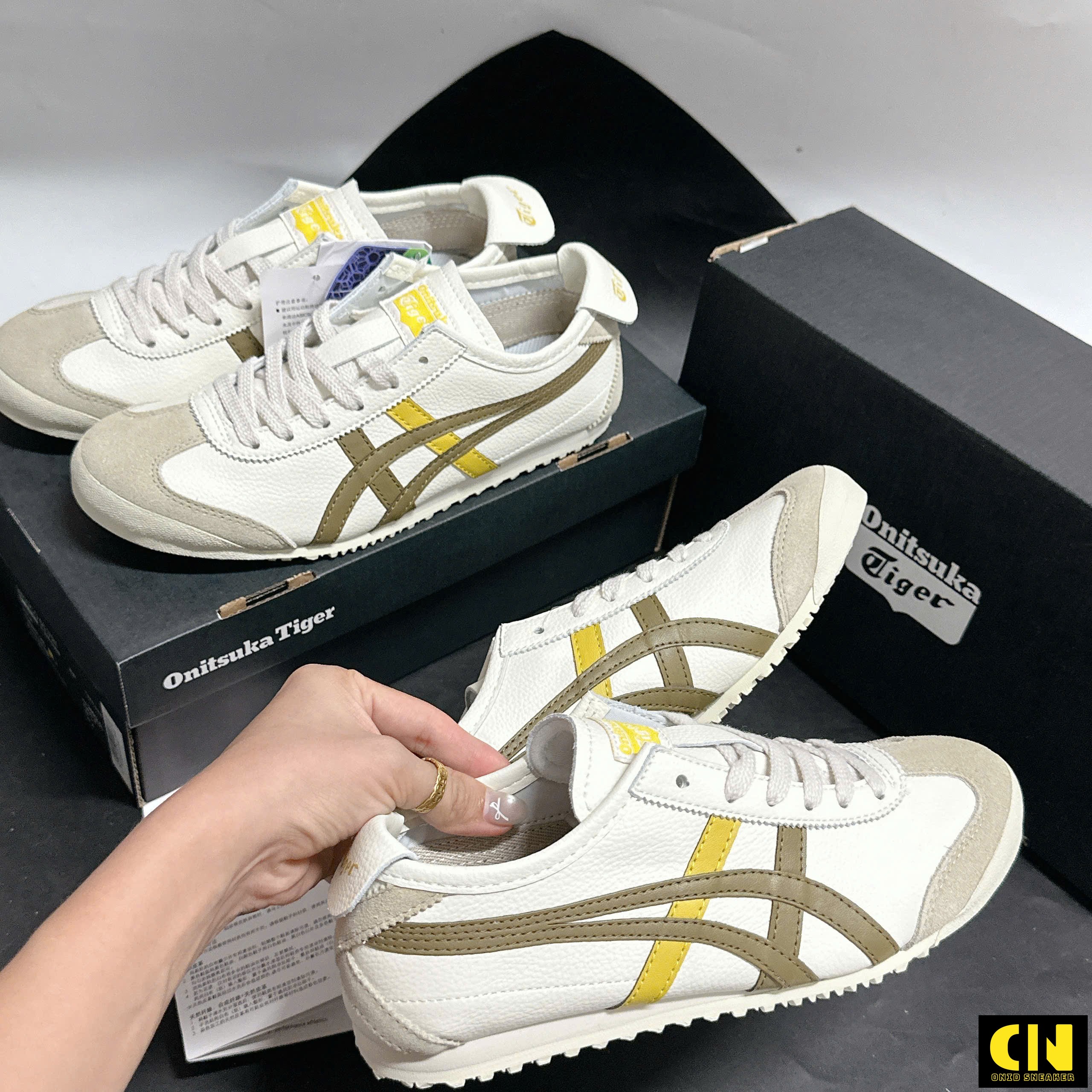 Giày Onitsuka Tiger Mexico 66 Yellow Green Giày Onitsuka Tiger Mexico 66 Yellow Green