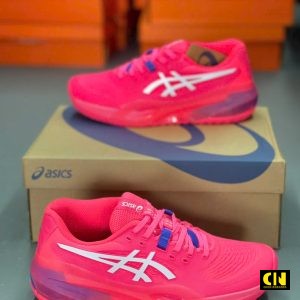 Giay Pickleball Asics Gel Resolution X Pink Blue Full Box Giày Pickleball Asics Gel-Resolution X Pink Blue Full Box