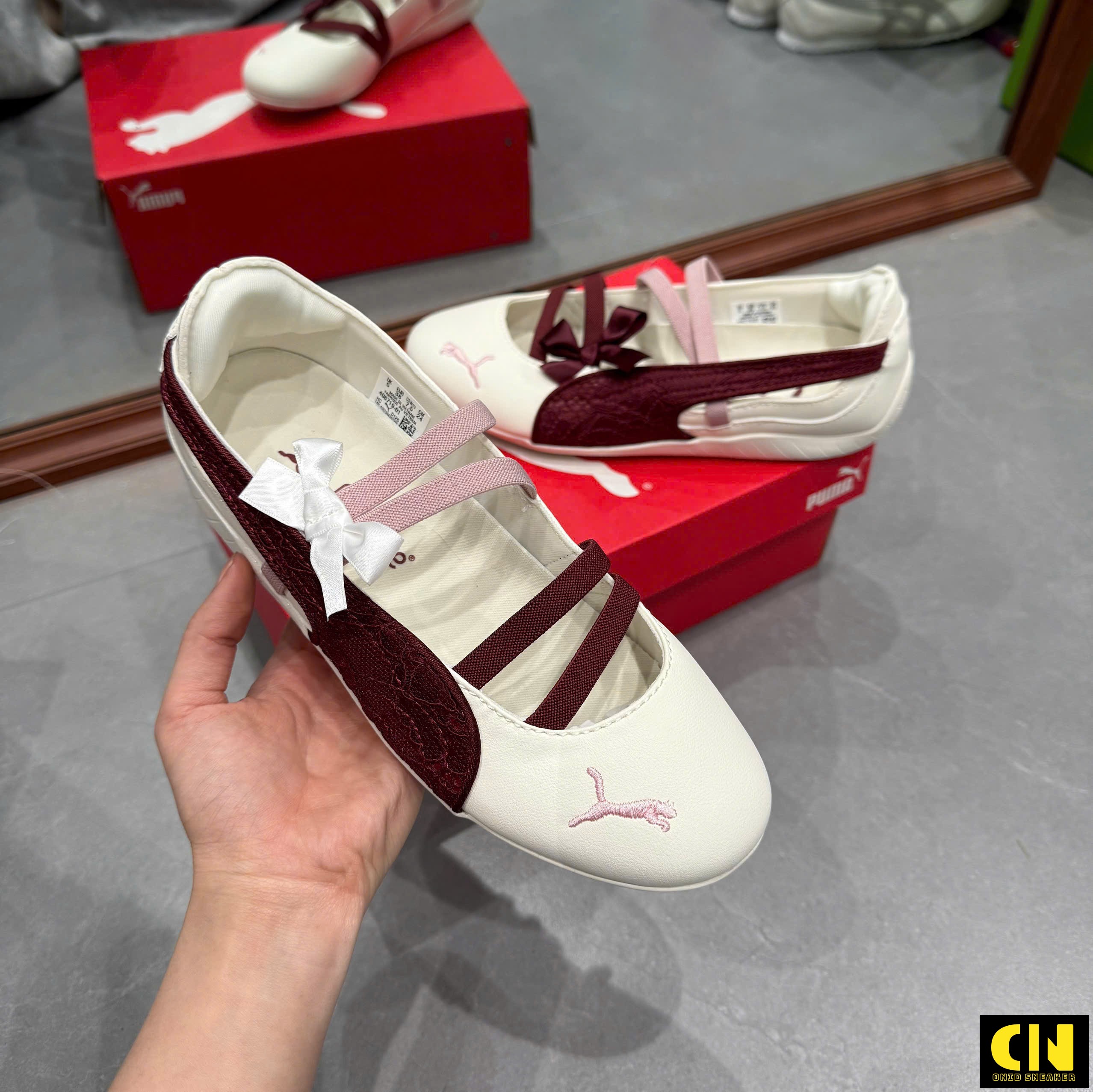 Giày Puma Bản Đặc Biệt Phối Màu Speedcat Ballet Ruby Shimmer Giày Puma Bản Đặc Biệt Phối Màu Speedcat Ballet Ruby Shimmer