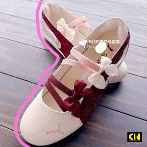 Giay Puma Speedcat Ballet Mau Trang Do Ruou Giày Puma Speedcat Ballet Màu Trắng Đỏ Rượu