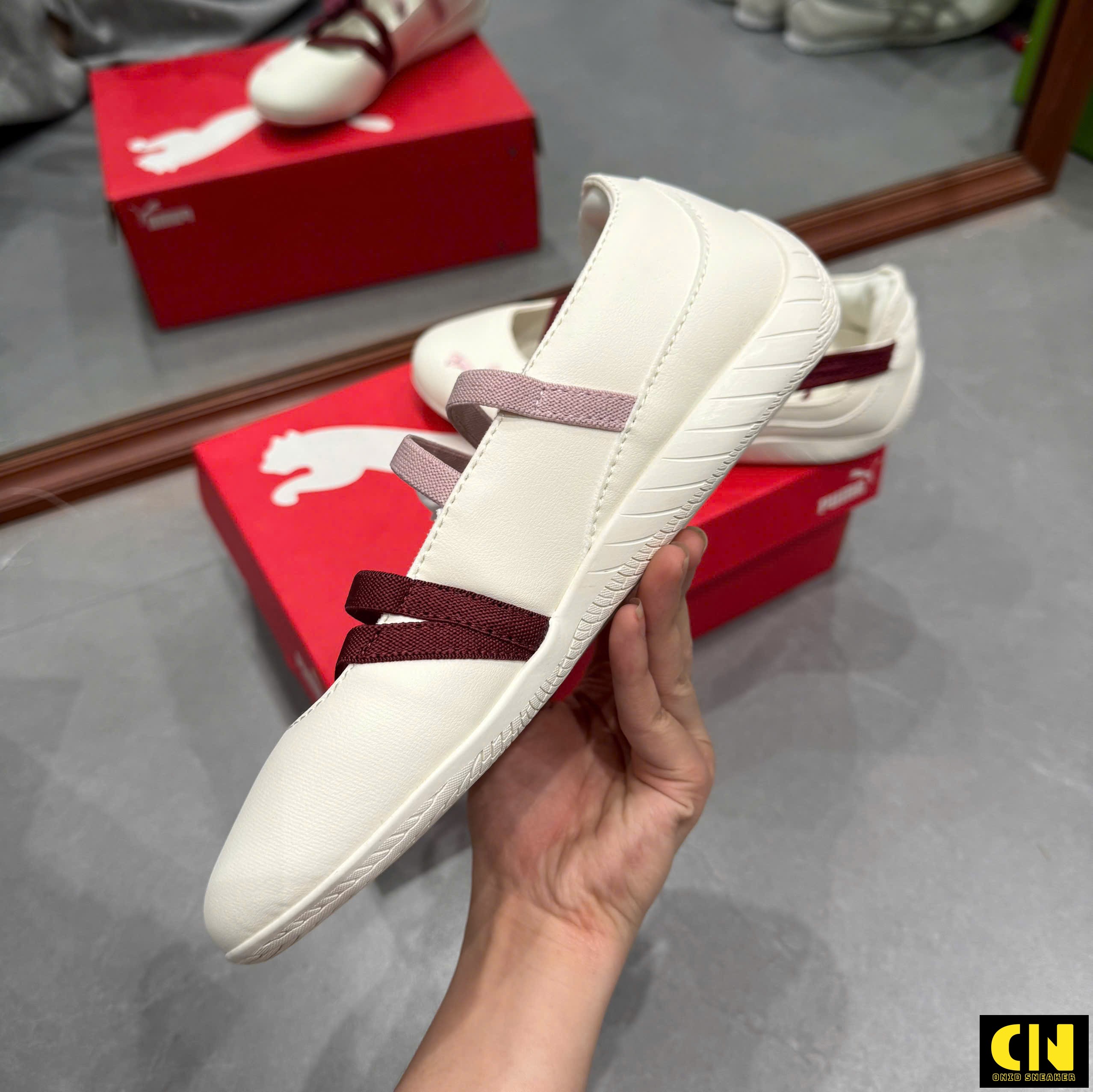 Giày Puma Speedcat Ballet Trắng Hồng Đỏ Full Box Giày Puma Speedcat Ballet Trắng Hồng Đỏ Full Box