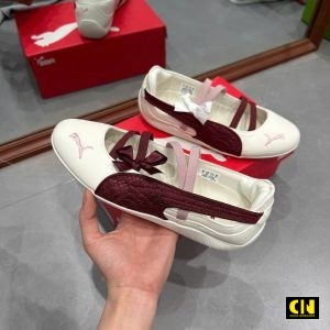 Giay Puma Speedcat Co Thap Dang Bup Be Phoi Ren Cao Cap Giày Puma Speedcat Cổ Thấp Dáng Búp Bê Phối Ren Cao Cấp
