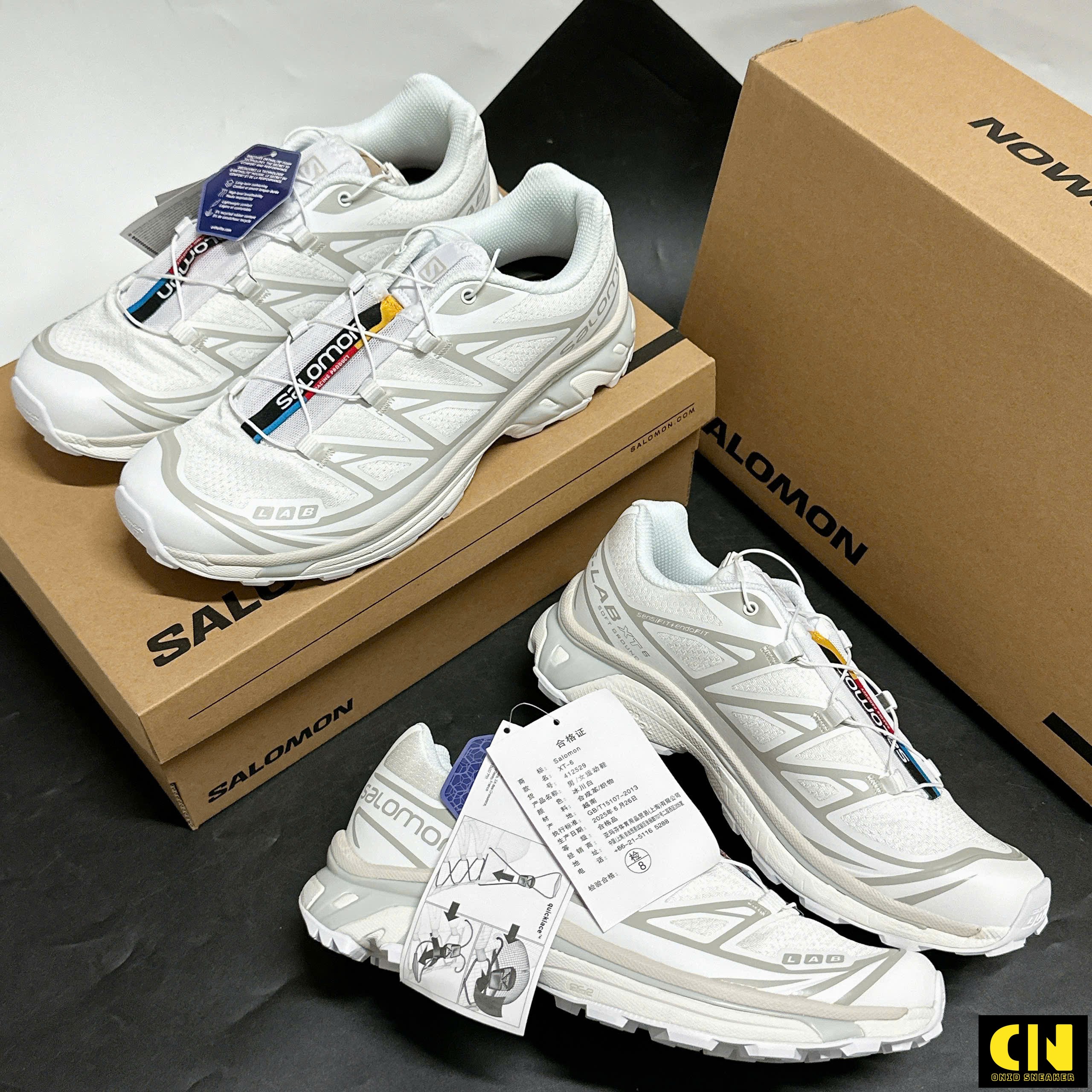 Giày Salomon Xt-6 Adv White Full Box Giày Salomon XT-6 ADV White Full Box