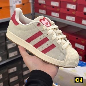 Giay Sneaker Adidas Mui So Ban Da Mem Xin Phoi Mau Sandy Pink Giày Sneaker Adidas Mũi Sò Bản Da Mềm Xịn Phối Màu Sandy Pink