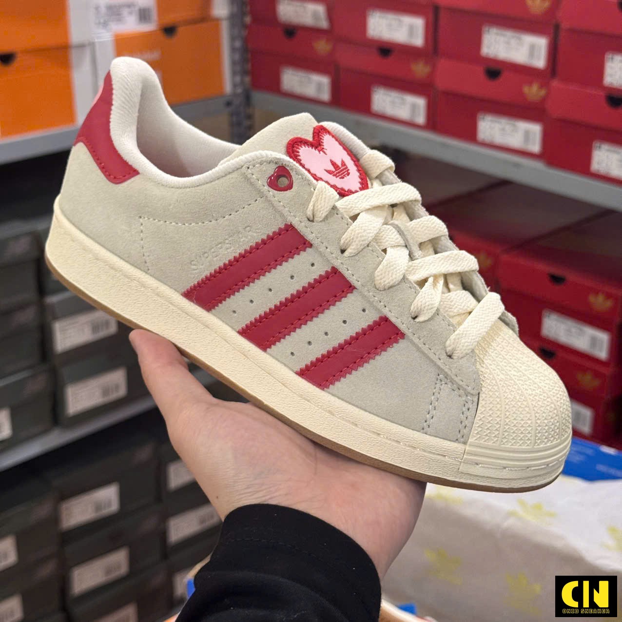 Giày Sneaker Adidas Mũi Sò Bản Da Mềm Xịn Phối Màu Sandy Pink Giày Sneaker Adidas Mũi Sò Bản Da Mềm Xịn Phối Màu Sandy Pink