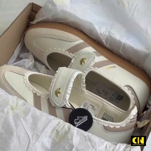 Giay Sneaker Adidas Samba Jane Cloud White Pink Giày Sneaker Adidas Samba Jane Cloud White Pink