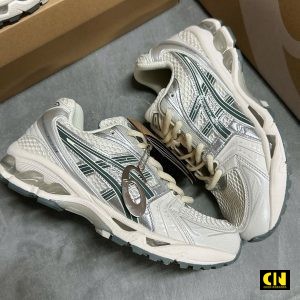 Giay Sneaker Asics Gel Kayano 14 Birch Dark Pewter Giày xịn lắm luôn á không mua là tiếc dữ lắm, có mã giảm giá siêu hời luôn