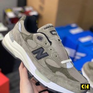 Giay Sneaker New Balance 992 Brown Grey Silver Giày Sneaker New Balance 992 Brown Grey Silver