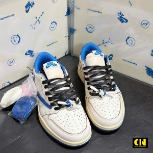 Giay Sneaker Nike Air Jordan 1 Low Travis Scott Tang Kem Day Giày Sneaker Nike Air Jordan 1 Low Travis Scott Tặng Kèm Dây