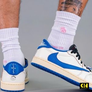 Giay Sneaker Nike Air Jordan 1 Low Travis Scott X Fragment Giày Sneaker Nike Air Jordan 1 Low Travis Scott x Fragment