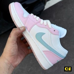 Giay Sneaker Nike Jordan 1 Low Pink Foam Giày Sneaker Nike Jordan 1 Low Pink Foam