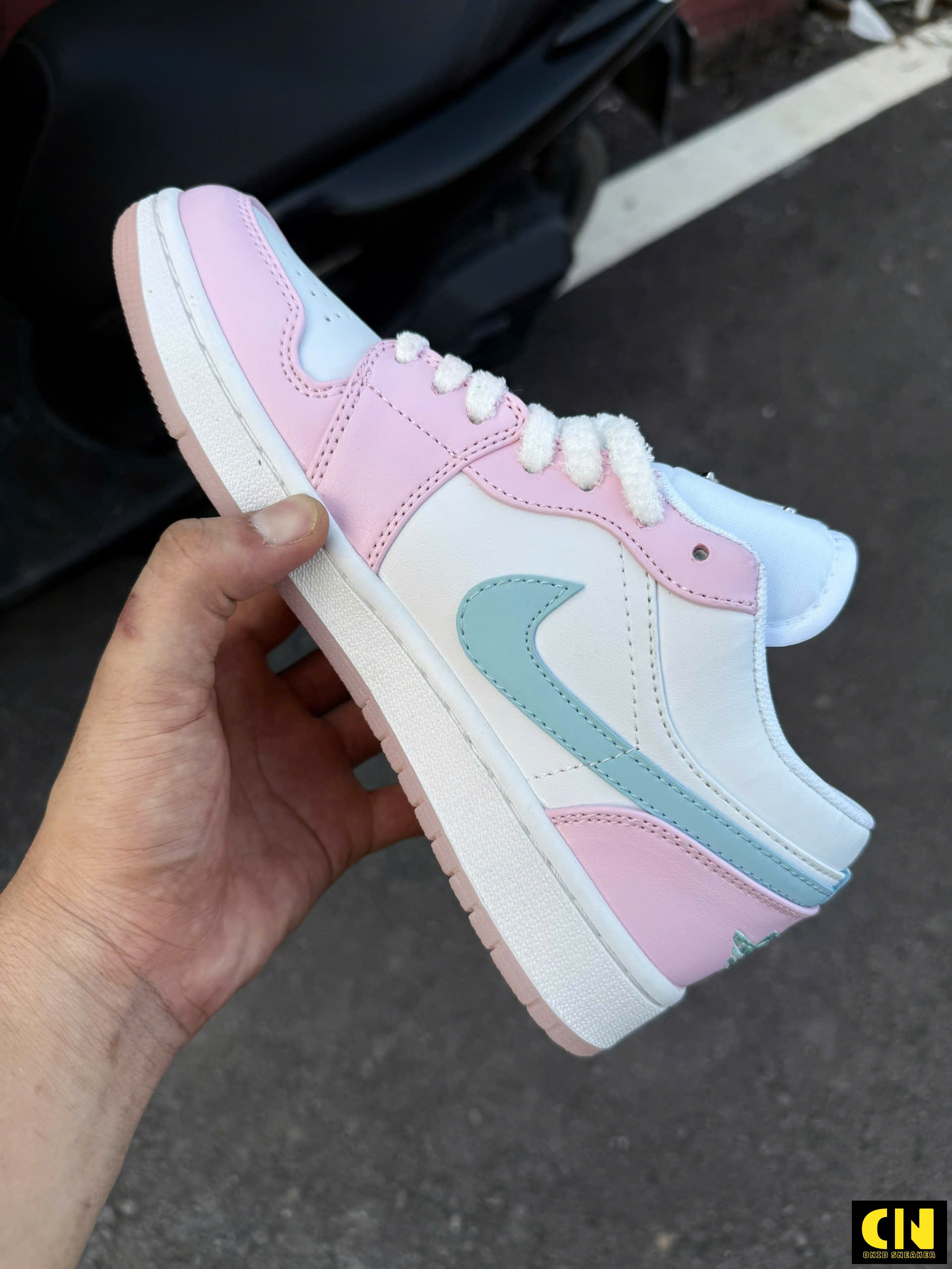 Giày Sneaker Nike Jordan 1 Low Pink Foam Giày Sneaker Nike Jordan 1 Low Pink Foam