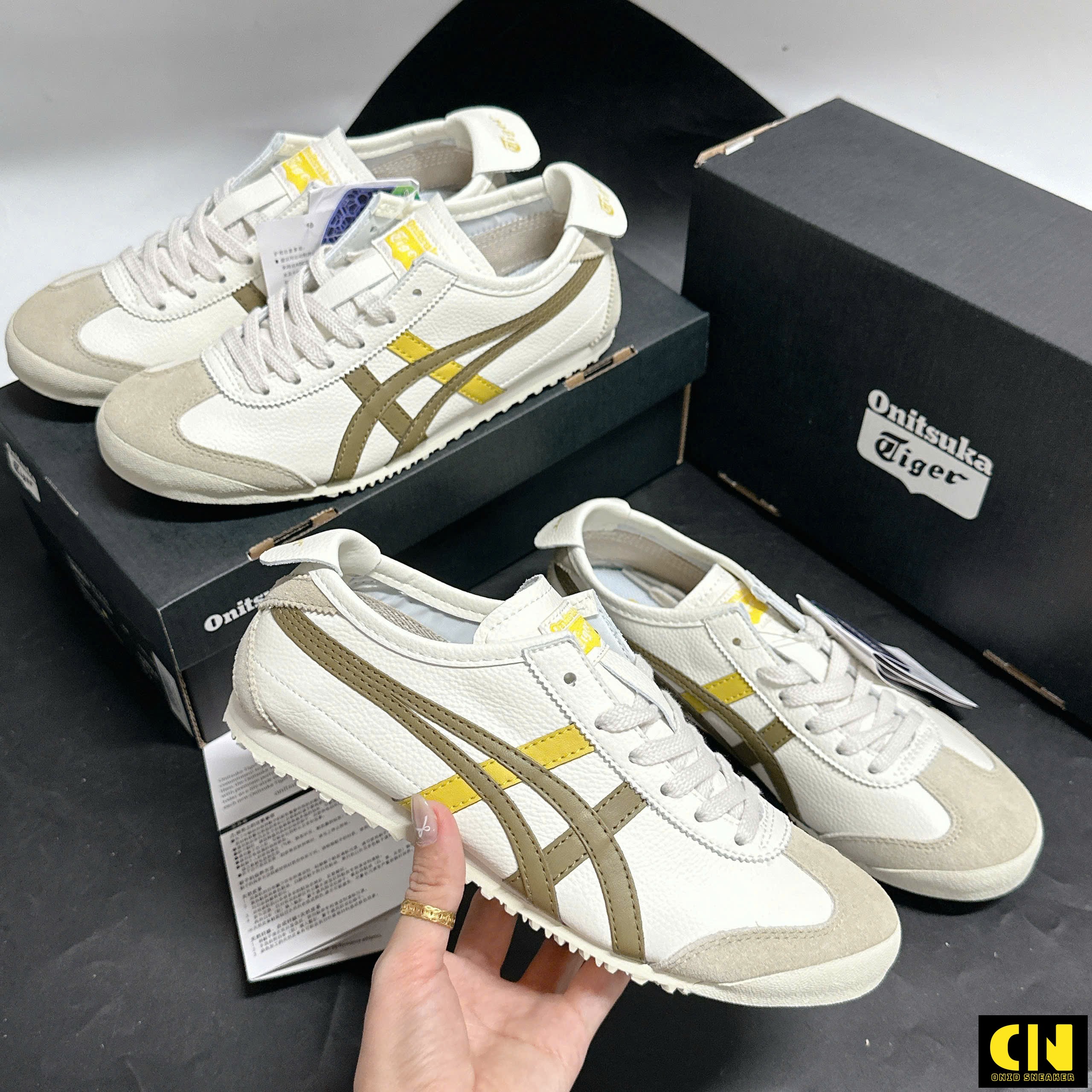 Giày Sneaker Onitsuka Tiger Mexico 66 Yellow Green Giày Sneaker Onitsuka Tiger Mexico 66 Yellow Green