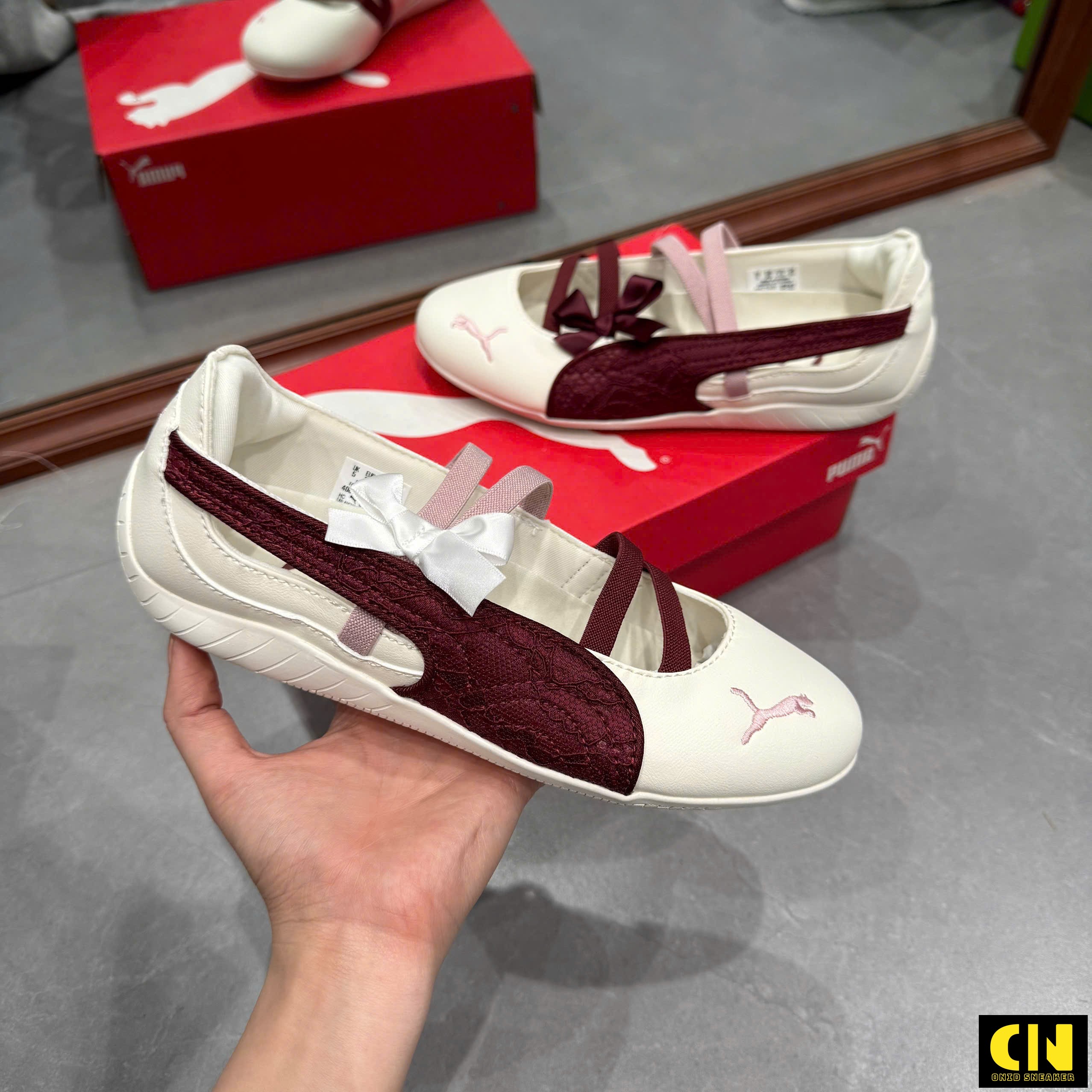 Giày Sneaker Puma Speedcat Ballet Lace Ruby Shimmer Giày Sneaker Puma Speedcat Ballet Lace Ruby Shimmer