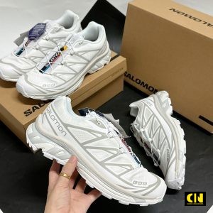 Giay Sneaker Salomon Xt 6 Advanced White Silver Giày Sneaker Salomon XT-6 Advanced White Silver