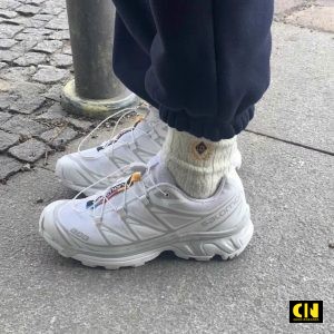 Giay Sneaker Salomon Xt 6 The Thao Da Ngoai Mau Trang Giày Sneaker Salomon XT-6 Thể Thao Dã Ngoại Màu Trắng