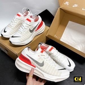 Giay Tap Gym Nike Zoomx Invincible Run Flyknit 3 Trang Phoi Cam Giày Tập Gym Nike ZoomX Invincible Run Flyknit 3 Trắng Phối Cam