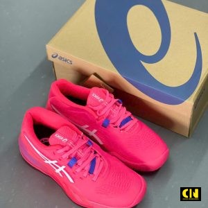 Giay The Thao Asics Tennis Mau Hong Neon Giày Thể Thao Asics Tennis Màu Hồng Neon