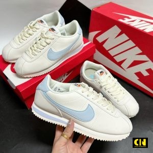 Giay The Thao Nike Cortez White Light Armory Blue Giày Thể Thao Nike Cortez White Light Armory Blue