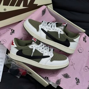 Giay Travis Scott Olive Xanh Reu Giày Travis Scott Olive Xanh Rêu