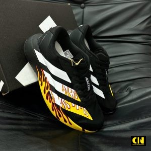 Giay Adidas Adizero Evo Sl Mau Den Trang Black White Vang Do Giày Adidas Adizero Evo SL Màu Đen Trắng Black White Vàng Đỏ