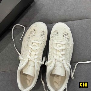 Giay Bet Nu Dang The Thao Puma Speedcat Trang Kem Giày Bệt Nữ Dáng Thể Thao Puma Speedcat Trắng Kem