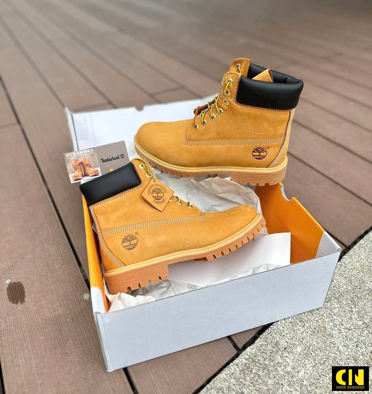Giày Boot Timberland Premium Nâu Bò Vintage Giày Boot Timberland Premium Nâu Bò Vintage