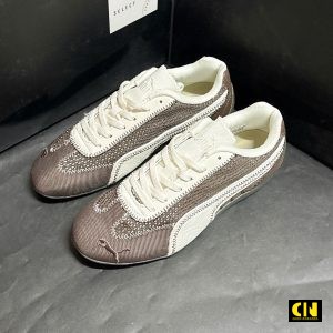 Giay Bup Be Nu Phong Cach Balletcore Puma Speedcat Nau Kem Giày Búp Bê Nữ Phong Cách Balletcore Puma Speedcat Nâu Kem