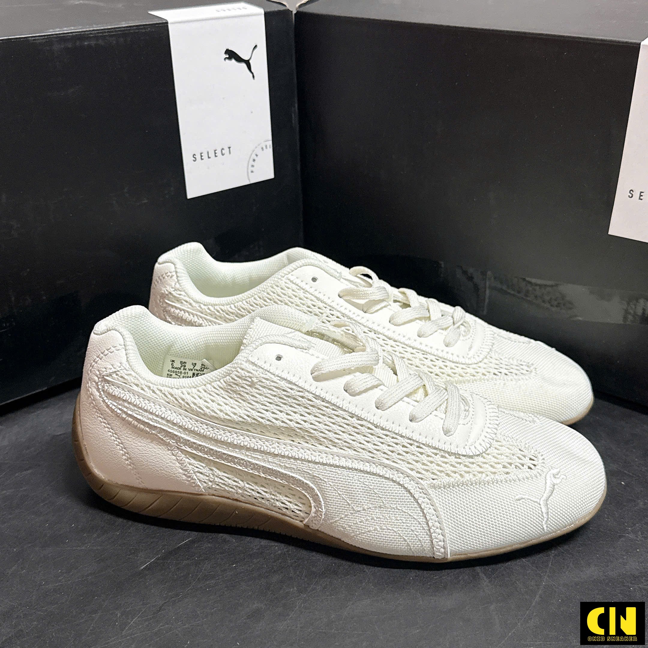 Giày Búp Bê Nữ Phong Cách Balletcore Puma Speedcat Phối Lưới Giày Búp Bê Nữ Phong Cách Balletcore Puma Speedcat Phối Lưới