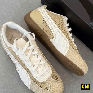 Giay Bup Be Nu Phong Cach Balletcore Puma Speedcat Trang Be Giày Búp Bê Nữ Phong Cách Balletcore Puma Speedcat Trắng Be