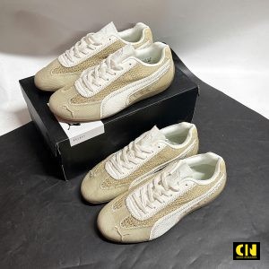Giay Bup Be Puma Speedcat Nu Mau Be Phoi Luoi Vintage Giày Búp Bê Puma Speedcat Nữ Màu Be Phối Lưới Vintage