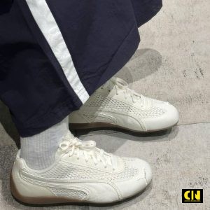 Giay Bup Be The Thao Nu Puma Speedcat Mau Trang Kem De Mong Giày Búp Bê Thể Thao Nữ Puma Speedcat Màu Trắng Kem Đế Mỏng