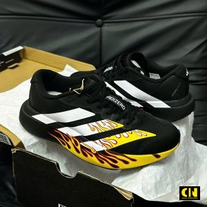 Giay Chay Bo Adidas Adizero Evo Sl Black White Thrasher Giày Chạy Bộ Adidas Adizero Evo SL Black White Thrasher