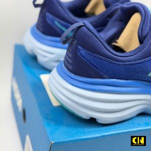 Giay Chay Bo Nam Nu Hoka One One Bondi 8 Blue Giày Chạy Bộ Nam Nữ Hoka One One Bondi 8 Blue