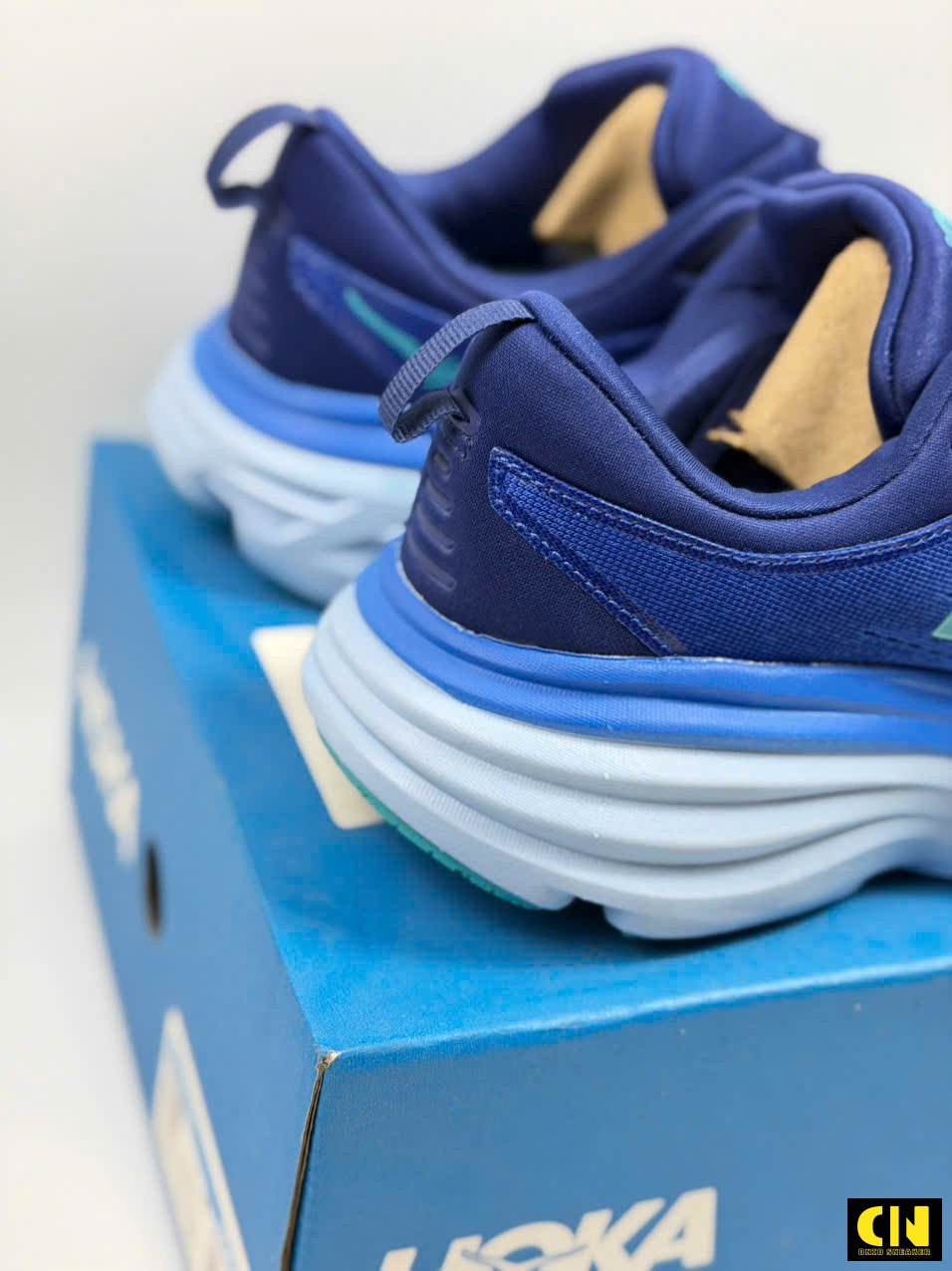 Giày Chạy Bộ Nam Nữ Hoka One One Bondi 8 Blue Giày Chạy Bộ Nam Nữ Hoka One One Bondi 8 Blue