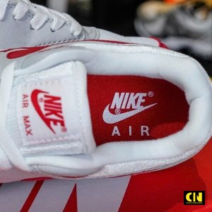 Giay Chay Bo Nike Air Max 1 Anniversary Phoi Mau Do Trang Giày Chạy Bộ Nike Air Max 1 Anniversary Phối Màu Đỏ Trắng