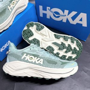Giay Chay Hoka Challenger 8 Mau Xanh Phoi Trang Giày Chạy HOKA Challenger 8 Màu Xanh Phối Trắng